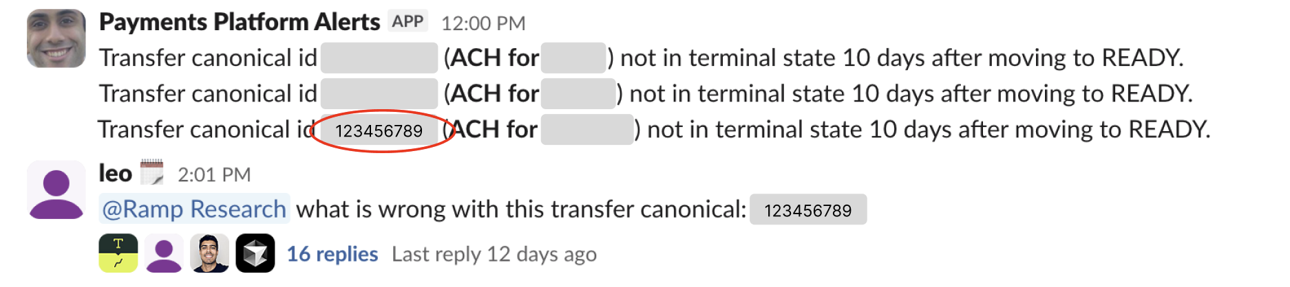 Alert Message Screenshot