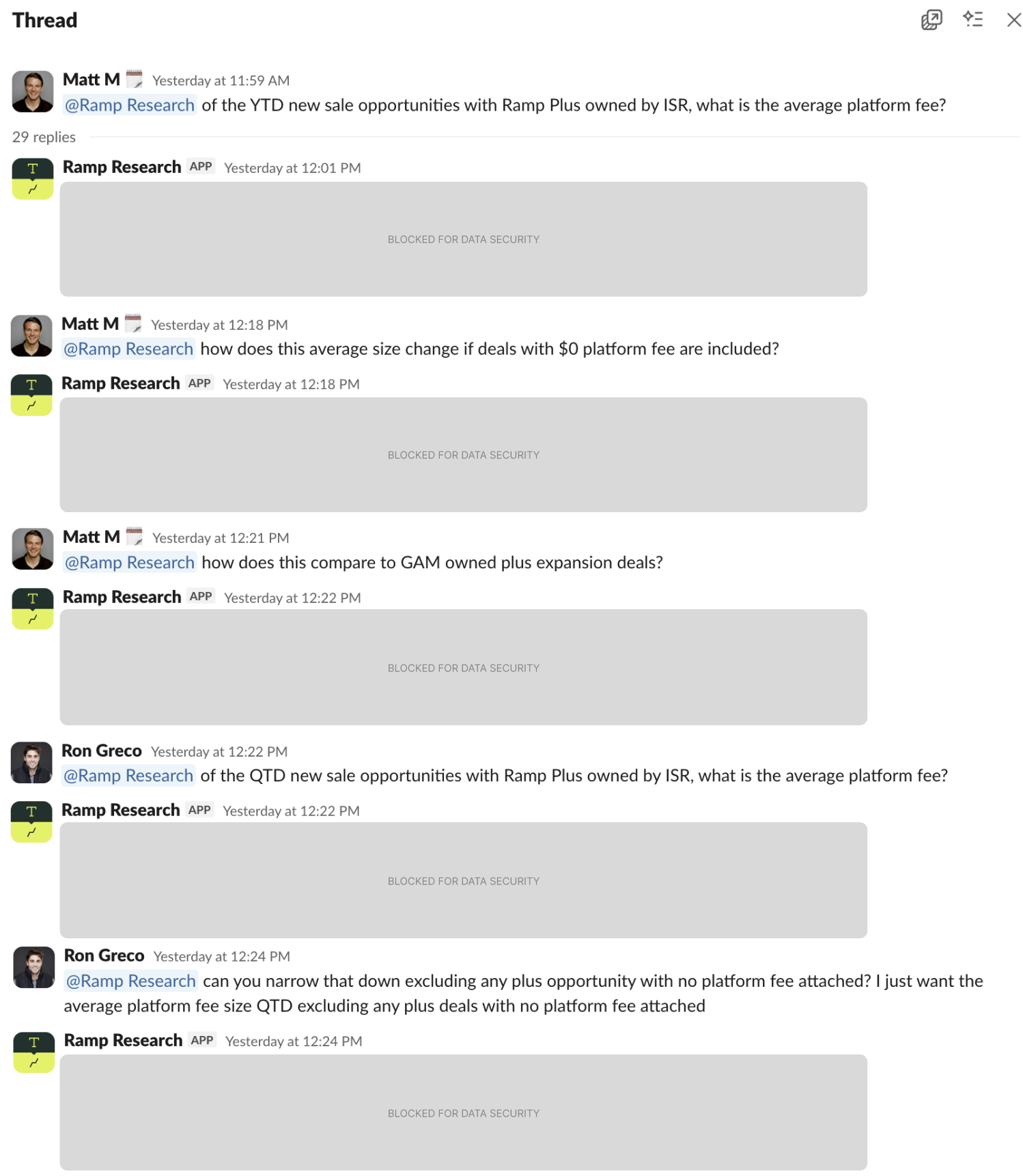 Ramp Research Multi-turn Conversation Screenshot